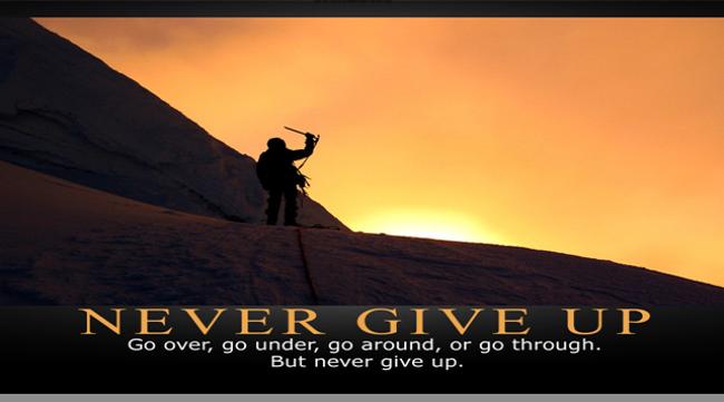 A True Poker Warrior Never Gives Up