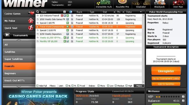 $100 Poker World Championship Freeroll 
